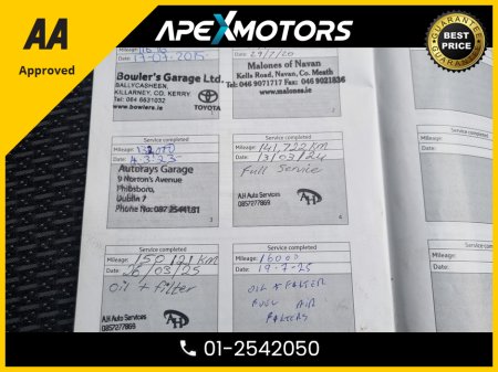 2015 Toyota Corolla 1.4 D-4D 4DR * NCT MAY-26 * LOW TAX MAY-26 * IMMACULATE * STAMPED SERVICE HISTORY * AA APPROVED * 101 SAFETY CHECKLIST * LOW LOW DIESEL MILES * 12-MONTH ROADSIDE ASSIST * VERY CAREFUL OWNER €8,449 thumbnail