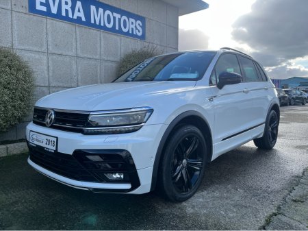 2018 Volkswagen Tiguan R-LINE 4 MOTION AUTOMATIC 2.0 DIESEL //HIGH SPEC//FULL LEATHER HEATED FRONT AND REAR SEATS//360 PARKING CAMERAS//ADAPTIVE CRUISE CONTROL// €27,950 thumbnail