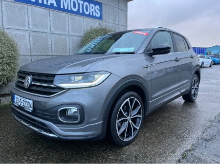 2020 Volkswagen T-Cross R-LINE 1.0 TSI PETROL MANUAL //SAT NAV//ADAPTIVE CRUISE CONTROL//REVERSE CAMERA// €18,950 thumbnail