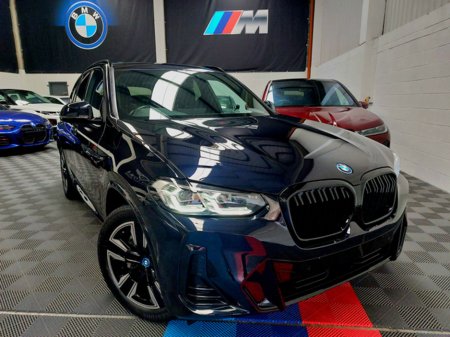 2022 BMW iX3 222 iX3 M SPORT  (DECEMBER 222) ( NEW MODEL ) PANORAMIC  SUNROOF --COMFORT PACK-- DRIVER ASSIST PROF PACK --- PARK ASSIST PACK -- ELECTRIC SEATS --- VISIBILITY PACK ---HIGH BEAM ASSIST - WIRELESS €34,995