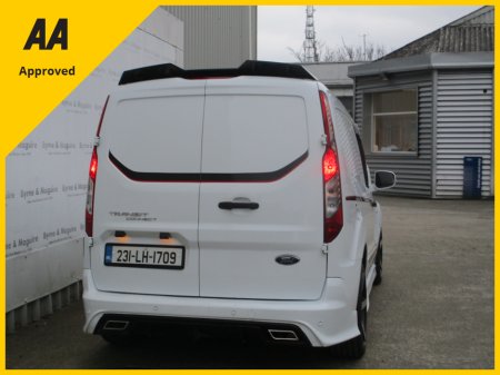 2023 Ford Transit Connect CONNECT HP TREND - 1.5 TD 100 T6.2 M6 . TREND MODEL WITH 3 SEATS, LOW KMS AIR CON,  ALLOYS LED LIGHTS,  FULL SPORTS BODY KIT. FULLY SERVICED AND DOE  TESTED WITH WARRANTY !! €23,500 thumbnail