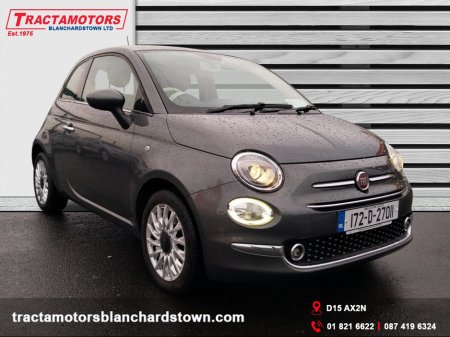 2017 Fiat 500 1.2 LOUNGE 69BHP 3DR AUTO €10,999 thumbnail