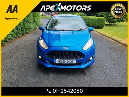2015 Ford Fiesta FINANCE ARRANGED * 1.0 ZETEC S S/S 140PS 3 * IMMACULATE * TOP-SPEC  * LOW LOW MILES * NEW NCT AUG-26 * LOW TAX * ONE VERY CAREFUL OWNER * CARTELL HISTORY CHECKED * FULLY SERVICED * TRADE IN WELCOME €8,249
