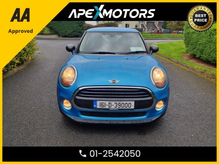 2016 MINI Hatch FINANCE ARRANGED * TOP-SPEC 1.5 DIESEL ONE-D * NCT AUG-26 * LOW TAX NOV-25 * ON BOARD SERVICE HISTORY * LOW LOW KMs * IMMACULATE * AA APPROVED * 101 SAFETY CHECKLIST * CRUISE CONTROL * 12-MONTH ROADSI €12,449