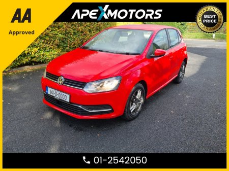 2014 Volkswagen Polo FINANCE ARRANGED * LOW LOW KMs * 1.2 COMFORTLINE AUTO 5Dr * NEW NCT NOV-27 * LOW TAX * AA APPROVED  * 101 SAFETY CHECKLIST * IMMACULATE * COLOUR REVERSE CAMERA * ADAPTIVE CRUISE * CRUISE CONTROL and S €9,749