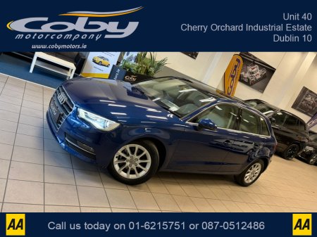 2014 Audi A3 1.4 Auto TFSI Hatchback. New NCT done before collection, Full Leather, Heated Seats, Panoramic Roof, Dual Climate Control, Reverse Camera, Parking Sensors, Full Electrics, Handsfree, and more. €12,950 thumbnail