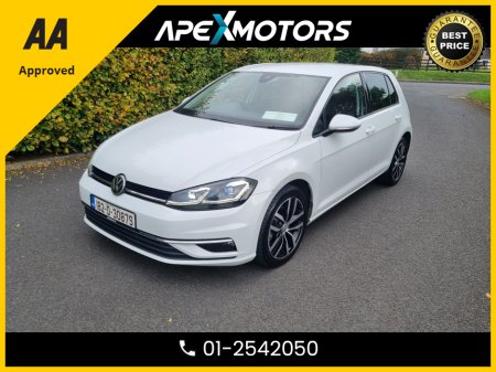 2018 Volkswagen Golf FINANCE ARRANGED * 1.4 HIGHLINE  * AUTOMATIC * NEW NCT SEP-27 * LOW TAX * AA APPROVED  * 101 SAFETY CHECKLIST * 12-MONTH ROADSIDE ASSIST  * IMMACULATE * TOP-SPEC * LOW LOW KMs * ADAPTIVE CRUISE €19,949