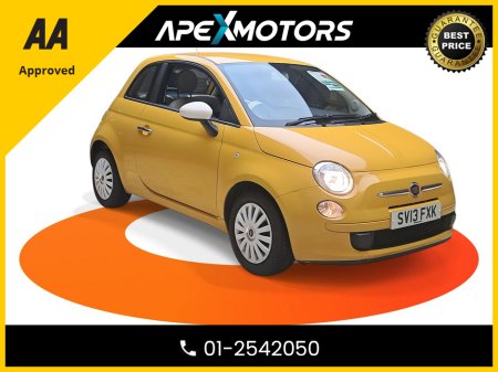 2013 Fiat 500 1.2 COLOUR THERAPY 69BHP 3 * NEW NCT OCT-26 * IMMACULATE * 8-STAMPS SERVICE HISTORY * AA APPROVED * 101 SAFETY CHECKLIST * TOP-SPEC 5DR HATCH * LOW LOW MILES * LOW TAX * 12-MONTH ROADSIDE ASSIST * ONE €6,249