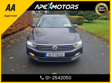 2019 Volkswagen Passat FINANCE ARRANGED * 2.0 ESTATE AUTO HIGHLINE * TOP-SPEC ( EVERY EXTRA) * AUTOMATIC * AA APPROVED  * 101 SAFETY CHECKLIST * 12-MONTH ROADSIDE ASSIST  * IMMACULATE * LOW LOW KMs * ADAPTIVE CRUISE €24,749