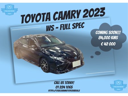 2023 Toyota Camry /2023/2.5 PETROL HYBRID/COMING SOON