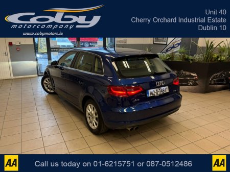 2014 Audi A3 1.4 Auto TFSI Hatchback. New NCT done before collection, Full Leather, Heated Seats, Panoramic Roof, Dual Climate Control, Reverse Camera, Parking Sensors, Full Electrics, Handsfree, and more. €12,950 thumbnail