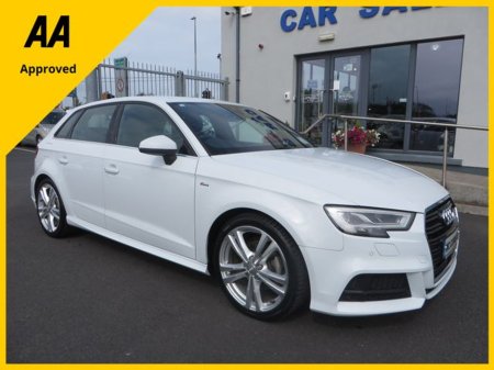2018 Audi A3 1.4 TFSi S-Line Auto / Low Kilometers / €22,950