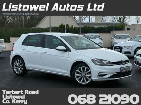 2019 Volkswagen Golf COMFORTLINE 1.2 AUTOMATIC * REAR VIEW CAMERA, AUTO LIGHTS, ADAPTIVE CRUISE CONTROL, POWERED FOLDING HEATED MIRRORS, LUMBAR SUPPORT, 2 KEYS, TOUCH SCREEN RADIO, MULTIFUNCTION STEERING WHEEL* €19,950