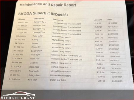 2018 Skoda Superb 1.6 TDI 120BHP STYLE ESTATE / IRISH CAR / FULL HISTORY €18,950 thumbnail