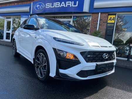 2022 Hyundai Kona Beautiful N-Line Sport Edition In Arctic-White & Grey | Top Trade-ins | Full warranty | Finance Arranged |