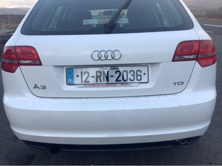 2012 Audi A3 1.6 TDI 105PS 5DR €5,500 thumbnail