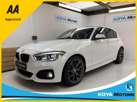 2018 BMW 1 Series 118D F20 2.0 DIESEL M-SPORT PRO PLUS AUTOMATIC // M3 CS ALLOY PACKAGE INCLUDED // ALPINE WHITE METALLIC // LED MATRIX LIGHTING // LANE DEPARTURE ASSIST // PRO BLUETOOTH MEDIA PACK // CRUISE CONTROL €18,950