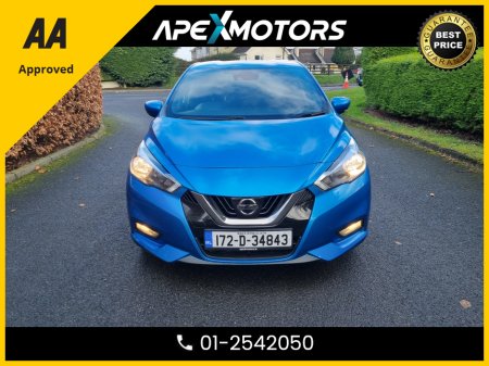 2017 Nissan Micra FINANCE ARRANGED * NEW MODEL  * 0.9 TOP-SPEC N-CONNECTA * NEW NCT NOV-27 * IMMACULATE * 8-STAMPS SERVICE HISTORY * AA APPROVED * 101 SAFETY CHECKLIST * CRUISE CONTROL * 2-KEYS * LOW TAX * 01-2542050 €9,449 thumbnail