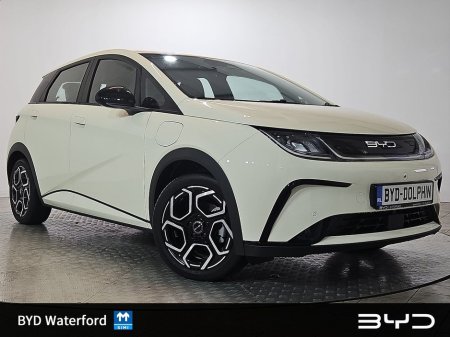 2026 BYD Dolphin *Finance Rates from 3.5%* Order Now for 261 Delivery COMFORT MODEL - 60kWh battery, 204HP, up to 427km range. Features include 360 Surround Camera, Heat Pump, Adaptive Cruise Control, Heated Seats, €31,160