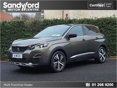 2018 Peugeot 3008 1.2 GT LINE PureTech 130bhp €17,950 thumbnail
