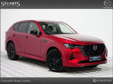2022 Mazda CX-60 2.5 PHEV 327PS HOMURA, *JUST LISTED*HIGH SPEC* DRIVERS ASSISTANCE PACK, CONVENIENCE PACK, PAN PACK* SOUL RED CRYSTAL WITH BLACK LEATHER , RADAR CRUISE