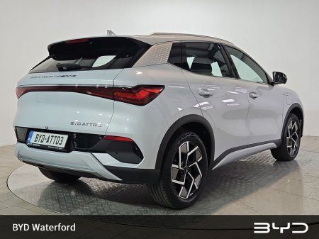 2026 BYD ATTO 3 Finance Rates from 3.5% Order Now for 261 Delivery. Design Model - 60kWh Blade Battery, 204HP, up to 420km range. Features include 18