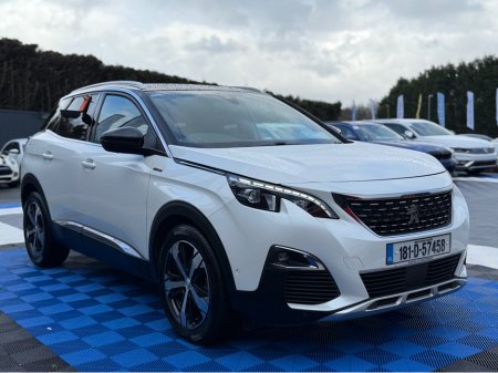 2018 Peugeot 3008 GT REP - 1.6 PETROL - AUTO - 12M WARRANTY - CAR: €19,950 thumbnail