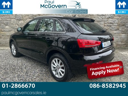 2014 Audi Q3 2.0 TDI SE 5DR 138BHP**//**METALLIC BLACK**//**WARRANTY**//**FINANCE ARRANGED**//**TRADE IN ACCEPTED**//**FRONT FOGS! €11,999