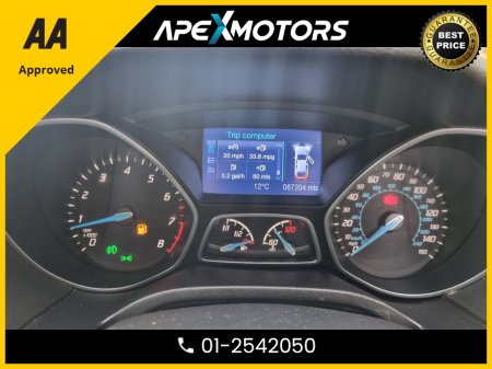 2012 Ford Focus TOP-SPEC TITANIUM ECOBOOST 10 100PS 5DR * LOW LOW MILES * NEW TIMING BELT * AA APPROVED  * 101 SAFETY CHECKLIST * 12-MONTH ROADSIDE ASSIST  * IMMACULATE * TOP-SPEC * NEW NCT SEP-26 * LOW TAX €7,449