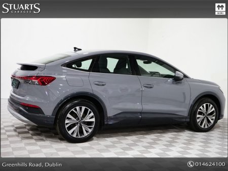 2023 Audi Q4 e-tron “40 – BIGGER BATTERY* Q4 E-TRON SPORT SPORTBACK COUPE: PEBBLE GREY, HEADS-UP DISPLAY, 19” DIAMOND CUT ALLOYS, ANDROID AUTO, HEATED SEATS €33,945 thumbnail