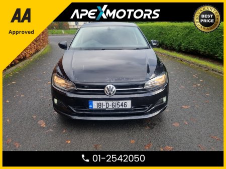 2018 Volkswagen Polo FINANCE ARRANGED * 1.0 NEW MODEL * POLISHED ALLOYS * TOP-SPEC * LOW LOW KMs * TSi-COMFORTLINE * NEW NCT OCT-27 * AUTOMATIC (DSG) * AA APPROVED * 101 SAFETY CHECKLIST * IMMACULATE * COLOUR REV CAMERA €14,899