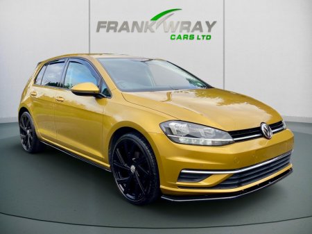 2018 Volkswagen Golf 1.6 TDI SE NAV BLUEMOTION 115PS 5DR**KITTED**REAR SPOILER**FSH**AS NEW**LIME YELLOW** €17,950