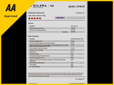 2021 Porsche Taycan PORSCHE TAYCAN 350KW PERFORMANCE PLUS 93KWH TURBO UPGRADE,PASSENGER DISPLAY SCREEN,PANORAMIC SKY LOUNGE,TURBO ALLOYS,DO NOT MISS THIS TIME OVER 25000eur EXTRA €64,830