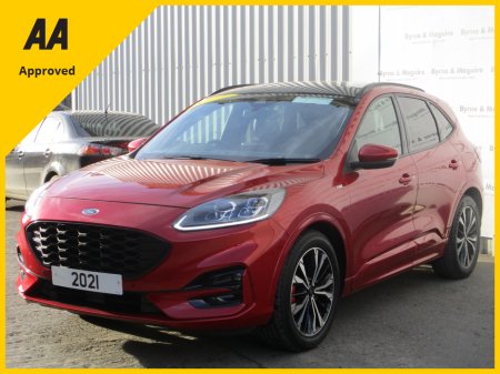 2021 Ford Kuga 1.5 TD  ST-LINE X HIGH SPEC EDITION MODEL WITH SAT/NAV SUNROOF, HANDSFREE TAIL GATE, UP GRADE ALLOYS , WINTER PACK HEATED SEATS AND STEERING WHEEL AND MUCH MORE. 12 MONTHS WARRANTY AND 12 MONTHS AA !! €30,950
