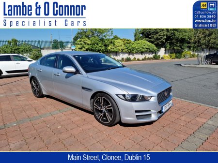 2017 Jaguar XE 2.0 D PRESTIGE *** SILVER MET / BLACK LEATHER *****  SAT NAV *** HEATED SEATS *** €13,950