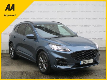 2023 Ford Kuga ST-LINE X 5DR 1.5 TD 120 S6. S6.2 M6, TOP OF THE RANGE WITH WINTER PACK, ONE CAREFUL OWNER AND FULL FORD SERVICE HISTORY !!12 MONTHS WARRANTY AND 12 MONTHS AA COVER. €37,950 thumbnail