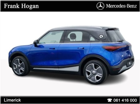 2026 Smart #1 THE ALL NEW SMART #1 PRO + 62 KW / 420 RANGE ( 272 BHP )NOW AVAILABLE AT Frank Hogan Mercedes Benz 061 416000. €33,987