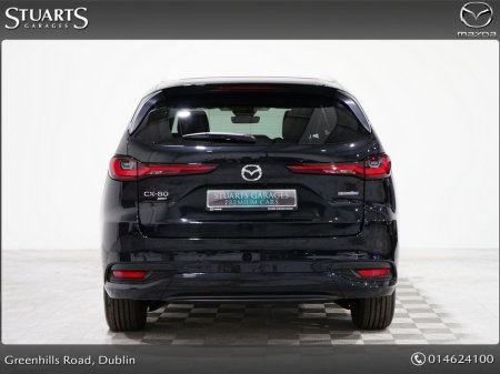 2025 Mazda CX-80 2.5L PHEV 327ps 8AT HOMURA PLUS*@STUARTS MAZDA, YOUR HOME FOR MAZDA IN SOUTH DUBLIN*MAZDA CX-80 2.5 PHEV 327PS HOMURA PLUS 7 SEATER*BLACK LEATHER SEAT €61,945 thumbnail