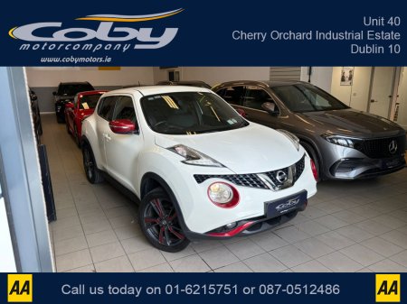 2018 Nissan Juke 1.6 SV Premium CVT RED EX 4DR. New NCT Done Before Collection, Alloy Wheels, 2Keys, MFSW, Air Conditioning, Cruise Control, BT, Folding Rear Seats, & more.