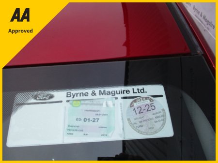 2019 Ford Ka + ZETEC 1.2 85PS M5 5DR LOW KMS.  FULL FORD SERVICE  HISTORY. 12 MONTHS WARRANTY AND 12 MONTHS AA COVER !! €14,950 thumbnail