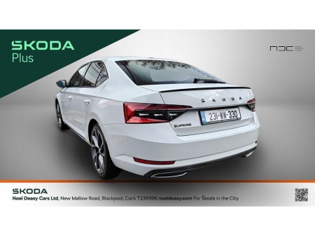 2023 Skoda Superb SPORTLINE 2.0 TDI 150 BHP- HEATED F+R SEATS-VIRTUAL COCKPIT- SUNROOF-2 YEAR SKODA WARRANTY €36,950 thumbnail