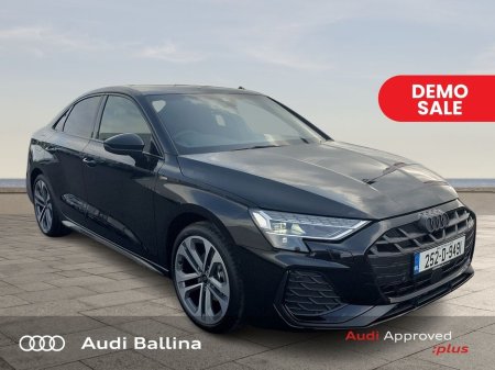 2025 Audi A3 S Line BLK ED TDI, High Beam, Comfort Pack*FULLY LOADED* €45,900