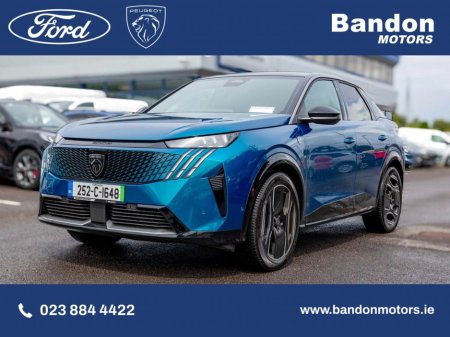 2025 Peugeot 3008 Peugeot 3008 BEV 73kWH 210BHP GT €44,950