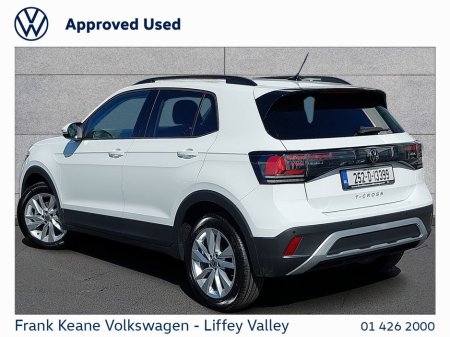 2025 Volkswagen T-Cross EDITION 75 1.0TSI 95BHP *PURE WHITE* *DELIVERY KMS* *252D REG* *BIG SAVINGS VS NEW CAR* *WHILE STOCKS LAST* *PCP 3 YRS FROM €276PM* €29,995 thumbnail