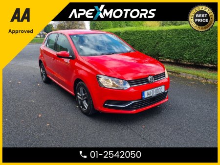 2014 Volkswagen Polo FINANCE ARRANGED * LOW LOW KMs * 1.2 COMFORTLINE AUTO 5Dr * NEW NCT NOV-27 * LOW TAX * AA APPROVED  * 101 SAFETY CHECKLIST * IMMACULATE * COLOUR REVERSE CAMERA * ADAPTIVE CRUISE * CRUISE CONTROL and S €9,749