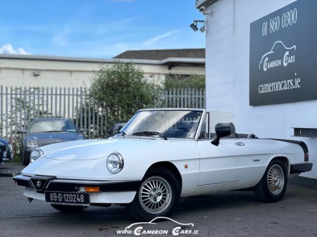 1989 Alfa Romeo Spider SPIDER LEFT HAND DRIVE €19,950