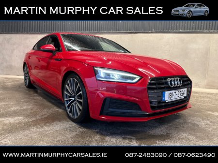 2018 Audi A5 2.0 TDI 190 BHP S-LINE BLACK EDITION AUTO €18,995 thumbnail