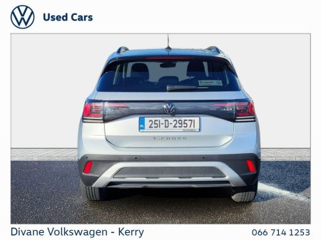 2025 Volkswagen T-Cross AUTOMATIC EDITION 75 1.0 PETROL 115BHP €32,950 thumbnail