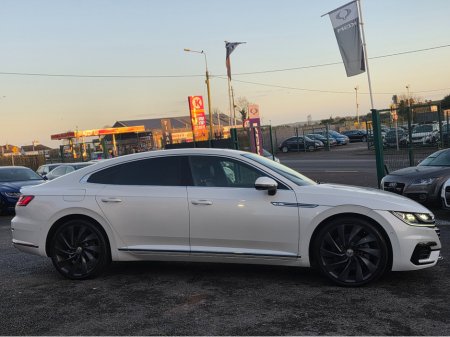2018 Volkswagen Arteon 2.0 TSI R LINE EDITION 280BHP VIRTUAL DASH FULL LEATHER HEATED ELECTRIC SEATS SAT NAV CARPLAY ANDROID AUTO BLIND SPORT PARKING SENSORS SELF PARKING ASSIST 360 CAMERA €29,500 thumbnail
