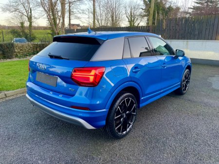2018 Audi Q2 1.6 TDI S-LINE 115 BHP **VIRTUAL DASH**FLAT BOTTOM STEERING WHEEL**HALF LEATHER**SPRINT BLUE**FSH**MINT** €21,750